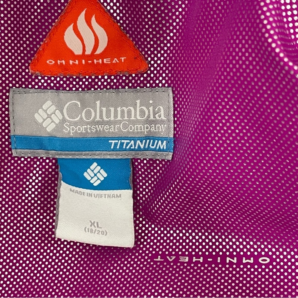 Girls Columbia Titanium Omni-Tech Heat Winter Jacket/Coat size XL 18-20 - Picture 14 of 15